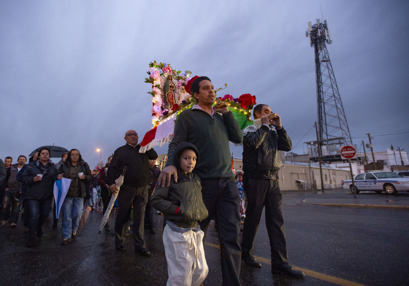 Feast of Guadalupe procession